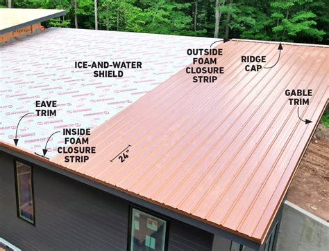 step by metal roof installation